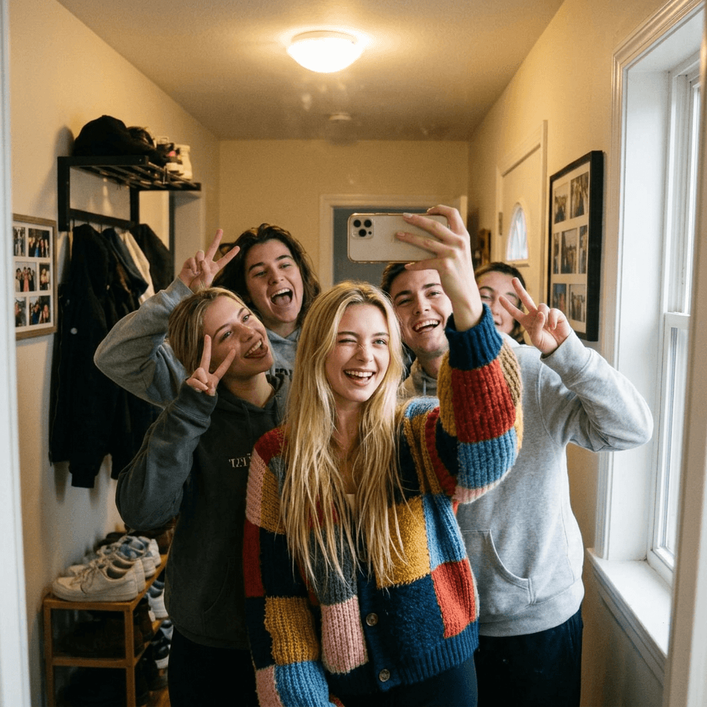 Aria — Friends Selfie