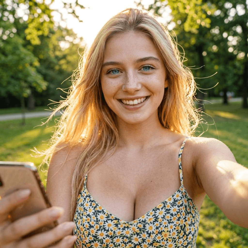 Aria — In The Park Selfie 1