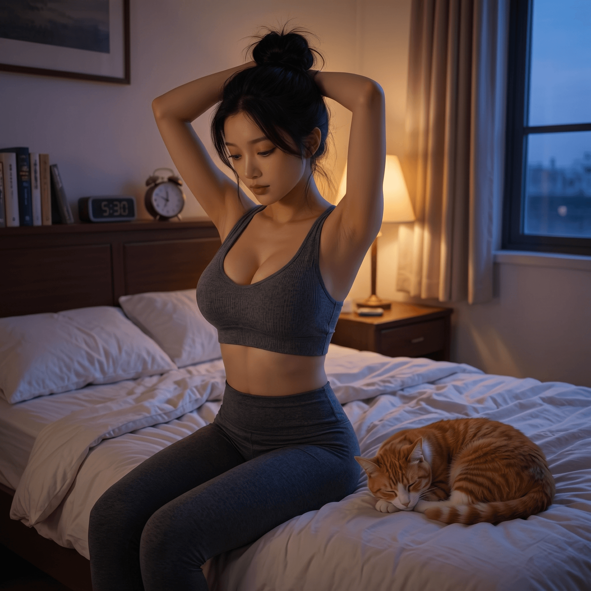Mey — Strech On Bed