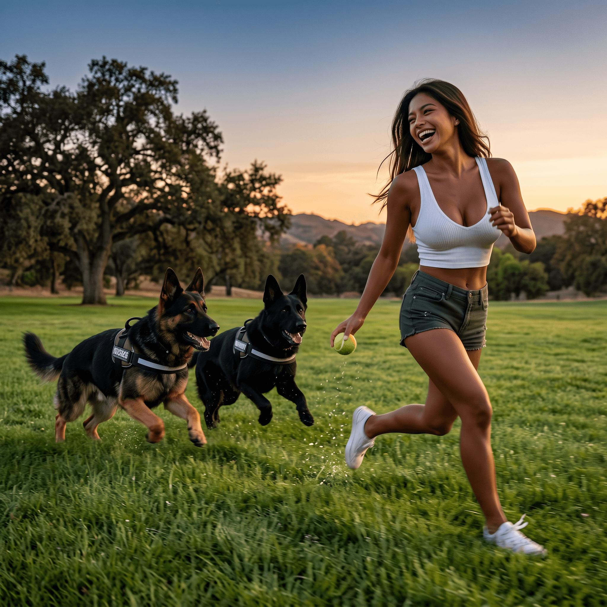 Mika — Play With Dog In The Park